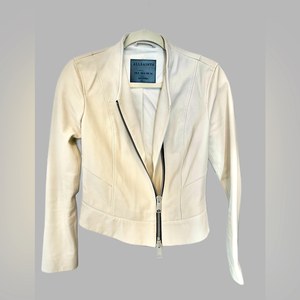 AllSaints Jae Leather Jacket